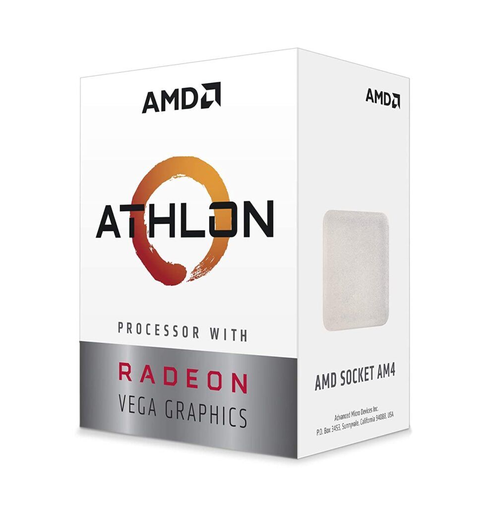 AMD Athlon 3000G with Radeon Vega 3 Graphics Desktop Processor